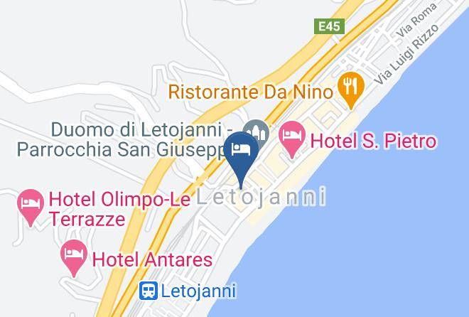 Messina - Light Blue Mono Maps