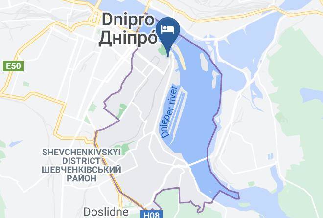 Dnipro - Light Hotel Maps