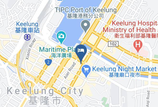 Light Inn Mapa - Taiwan - Keelung City