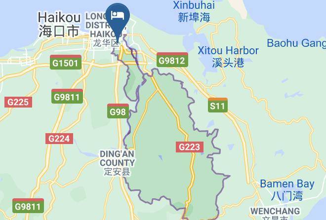 Haikou - Lihua Hotel Maps