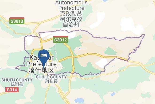 Kashi Region - Lijing Hotel Maps