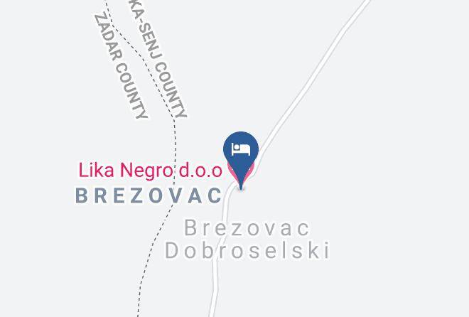 Donji Lapac - Lika Negro D O O Maps