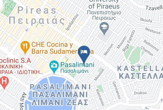 Piraeus - Lilia Hotel Maps