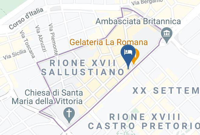 Rome - Lilium Hotel Maps