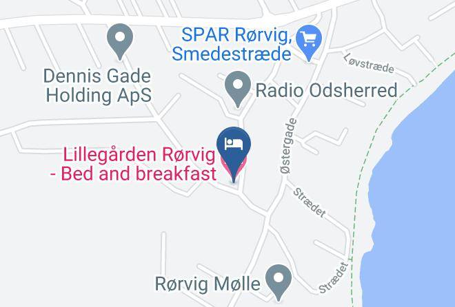 Rorvig - Lillegarden Rorvig Bed And Breakfast Maps