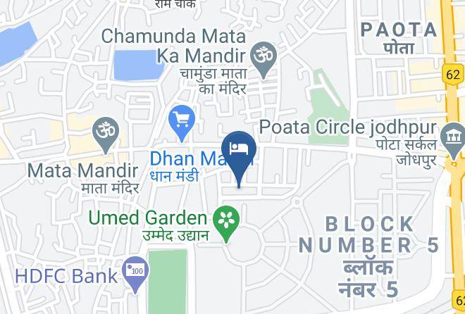 Jodhpur - Lily Bar Darbar Ki Kothi Maps