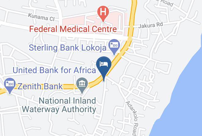 Lokoja - Lily Grand Hotel Lokoja Maps