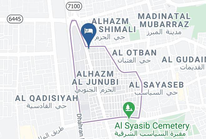 Ahsa - Lily Hotel Suite Mubarraz Maps
