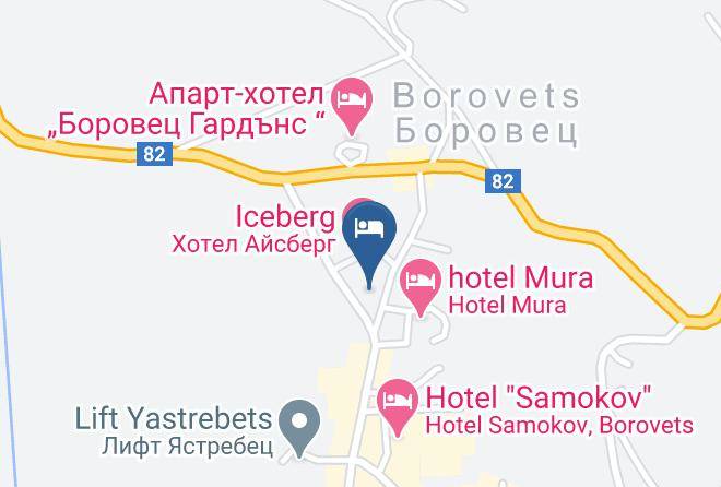 Samokov - Lily Of The Valley Hotel Maps