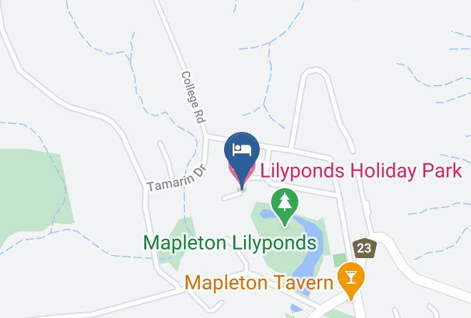 Sunshine Coast - Lilyponds Holiday Park Maps