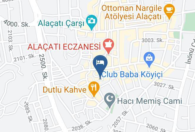 Cesme - Lilyum Otel Alacatitas Ev Maps