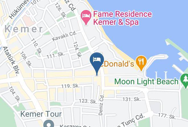 Kemer - Liman Boutique Otel Maps