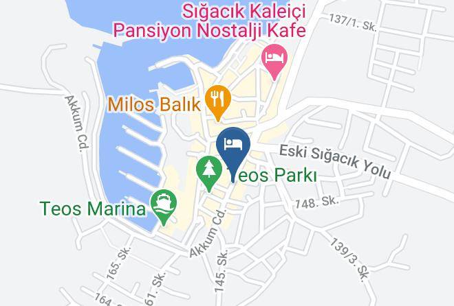 Seferihisar - Liman Pansiyon Maps