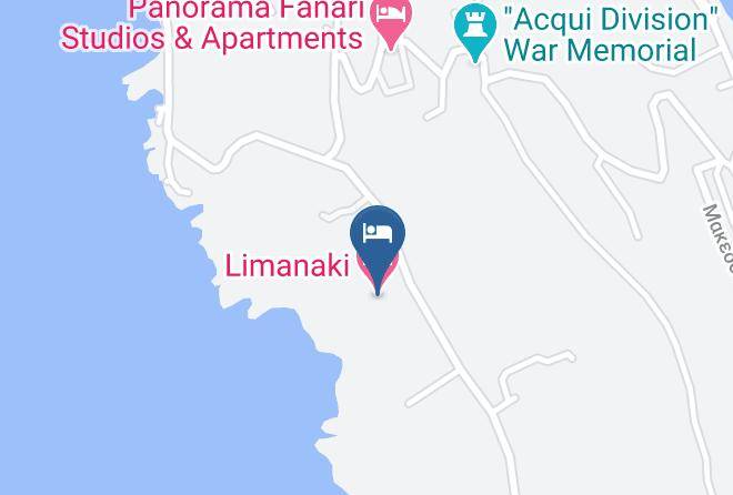 Kefallinia - Limanaki Hotel Maps