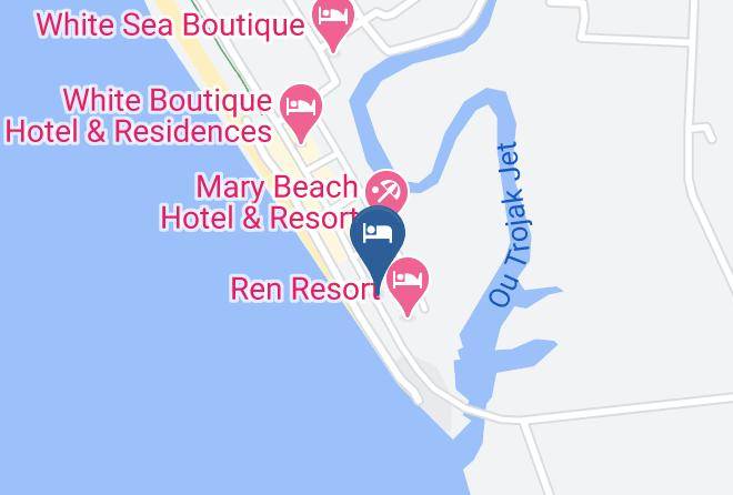 Preah Sihaknuk Town - Lime Beach Resort Maps