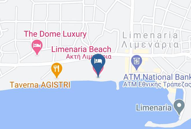 Thasos - Limenaria Beach Maps