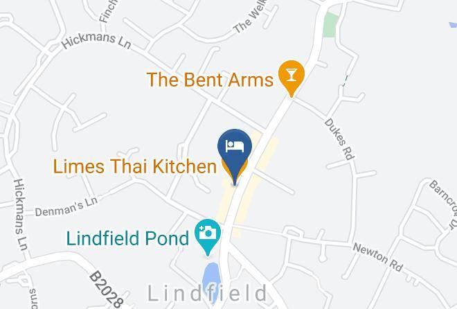 West Sussex - Limes Thai Kitchen Maps