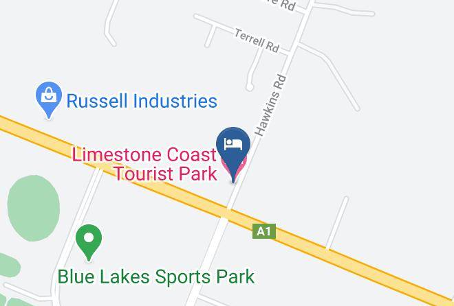 Mount Gambier - Limestone Coast Tourist Park Maps