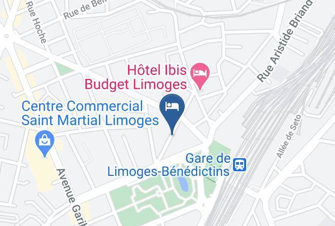 Haute Vienne - Hotel Akena Limoges Maps