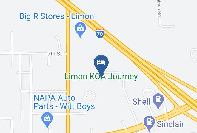 Lincoln - Limon Koa Journey Maps