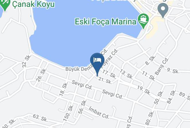 Foca - Limon Pansiyon Maps