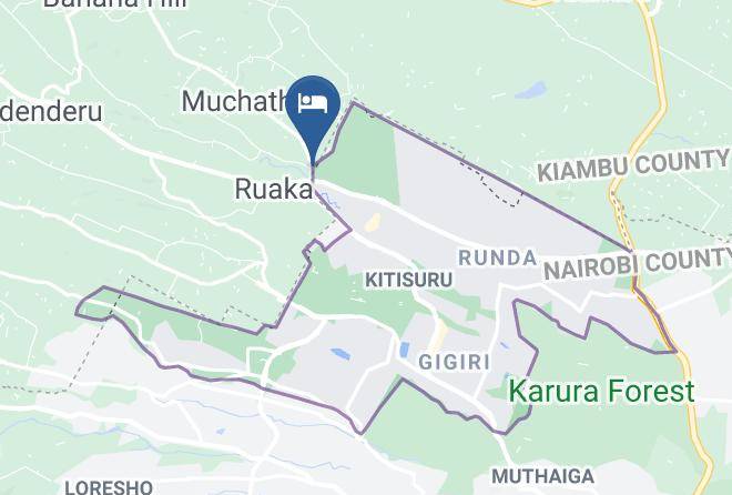 Limuru Road Express Hotel Map - Central - Kiambu