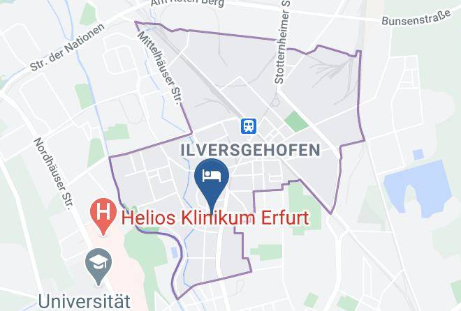 Erfurt - Linas Ferienwohnung Maps