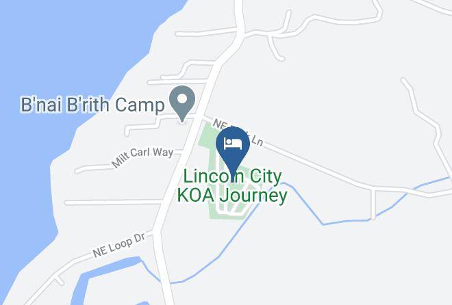 Lincoln - Lincoln City Koa Journey Maps