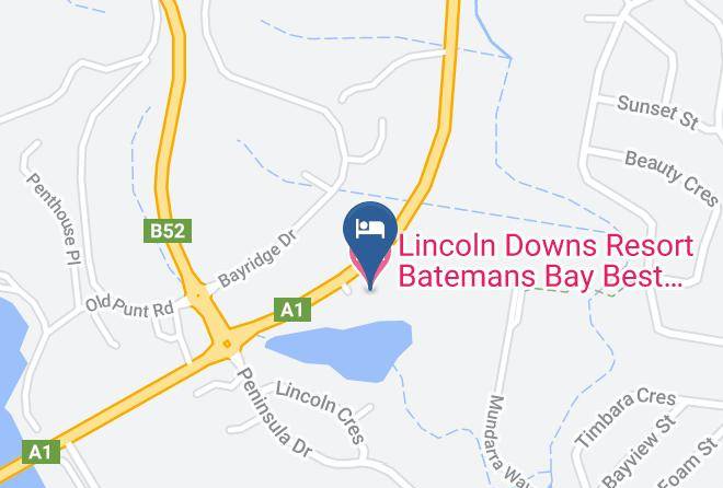 Eurobodalla - Lincoln Downs Resort Batemans Bay Best Western Collection Maps