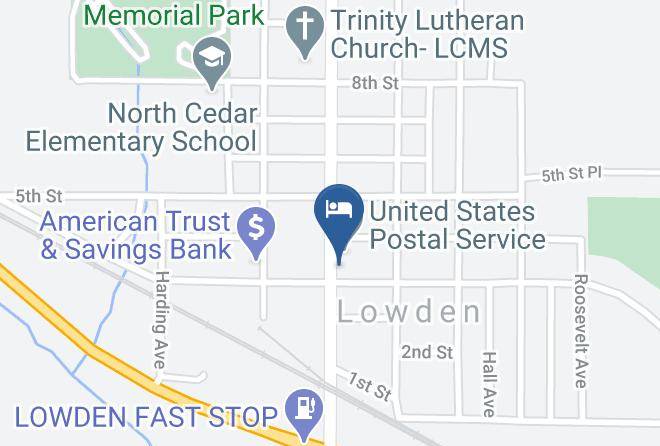 Cedar - Lincoln Hotel Maps