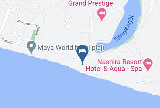 Manavgat - Linda Resort Hotel Beach Bar Maps