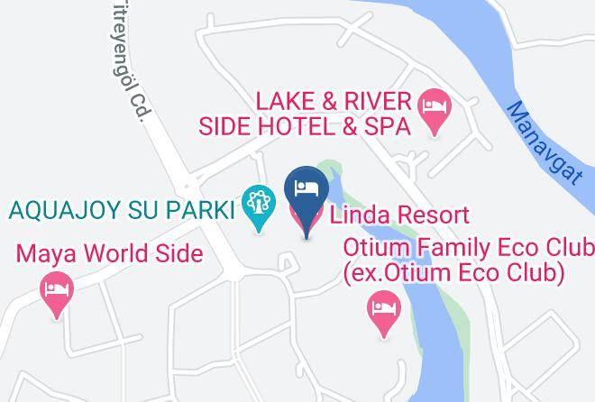 Manavgat - Linda Resort Hotel Maps