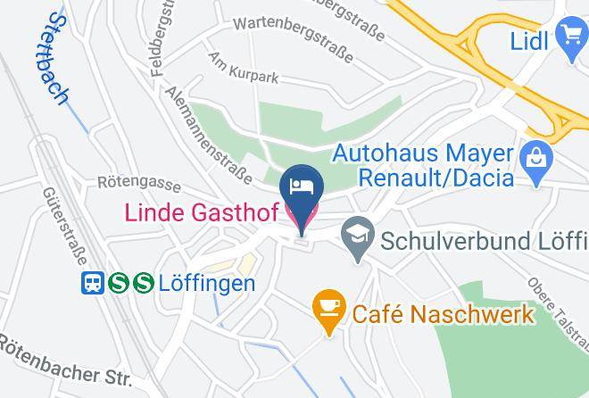 Breisgau Hochschwarzwald - Linde Gasthof Maps