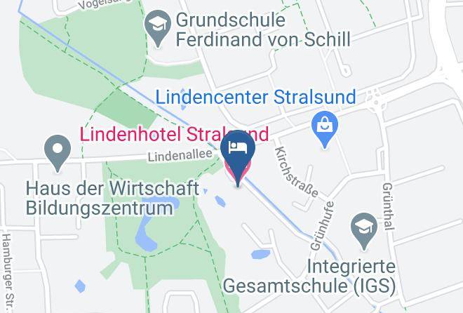 Vorpommern Rugen - Lindenhotel Stralsund Maps