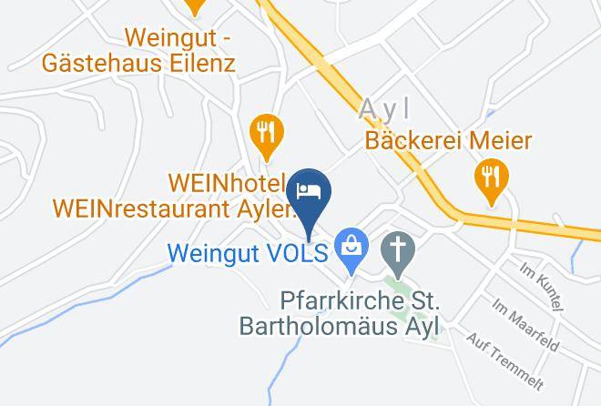 Trier Saarburg - Lindens Pension Restaurant Maps