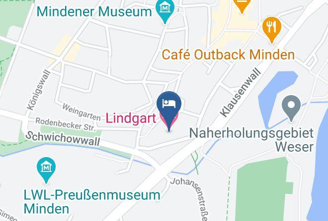 Minden Lubbecke - Lindgart Hotel Maps