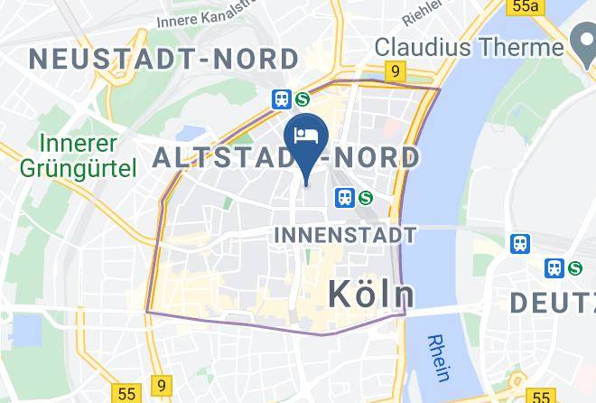 Lindner Hotel Dom Residence Map