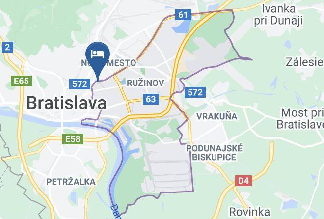 Bratislava Ruzinov - Lindner Hotel Gallery Central Maps