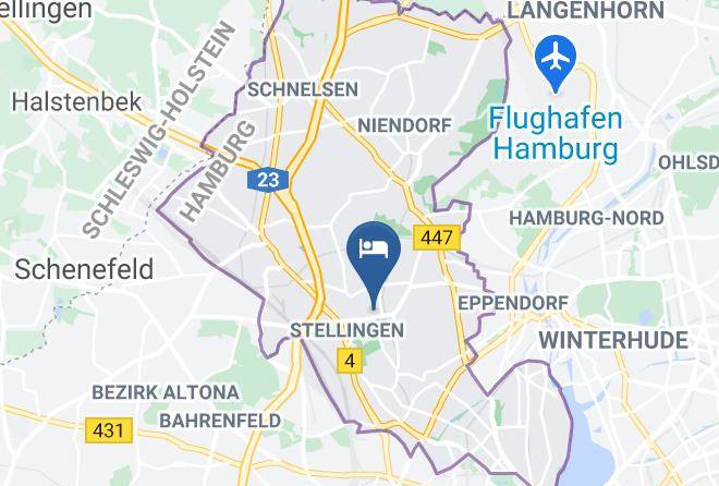 Stadt Hamburg - Lindner Park Hotel Hagenbeck Maps