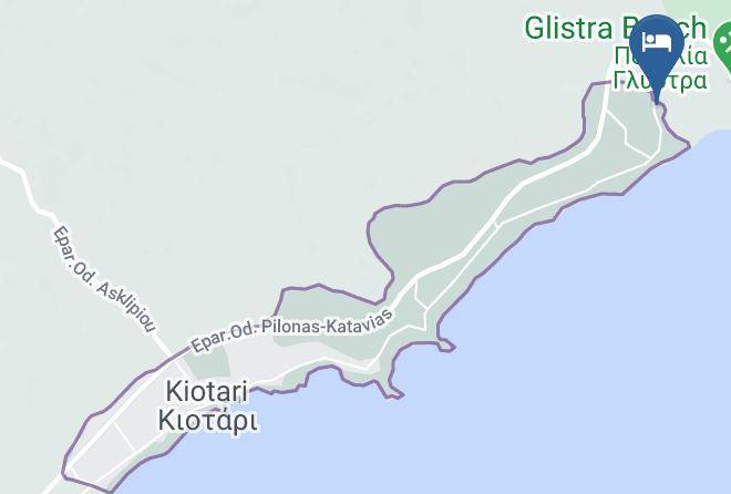 Dodecanese - Lindos Breeze Beach Hotel Maps