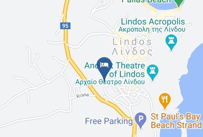 Dodecanese - Lindos Harmony Suites Maps