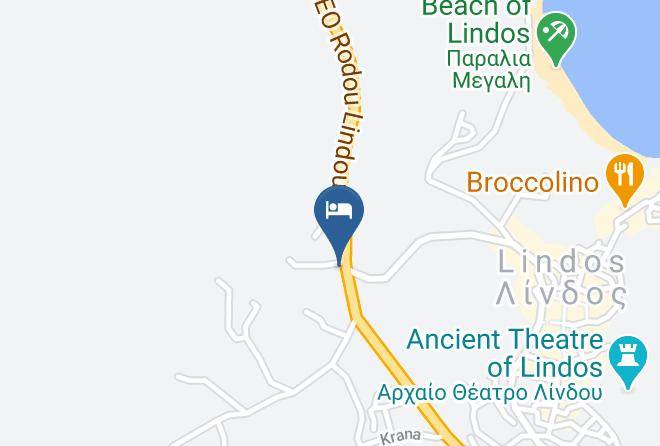 Dodecanese - Lindos Portes Suites Maps