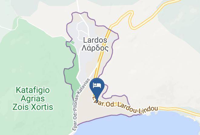 Dodecanese - Lindos Princess Beach Hotel Maps