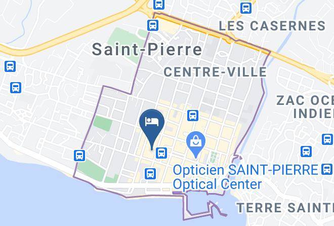 Saint Pierre - Lindsey Hotel Maps