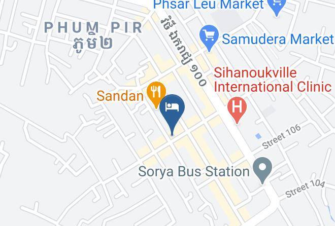 Preah Sihaknuk Town - Ling Hang Hotel 1 Maps