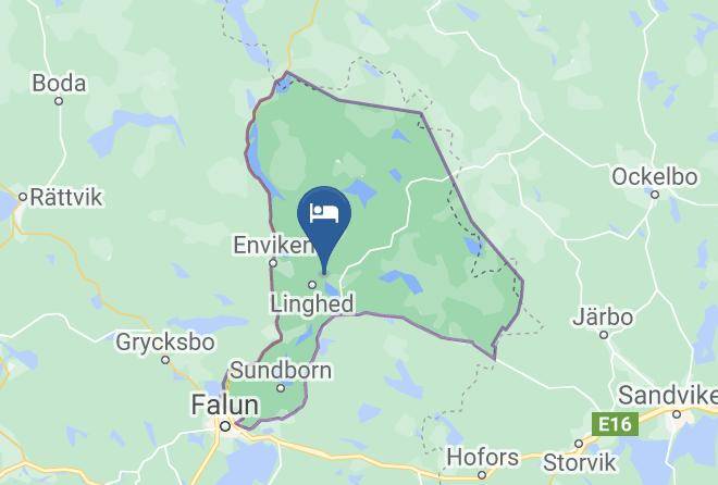 Falun Municipality - Lingheds Allehanda Poppens Rum & Frukost Och Catering Maps
