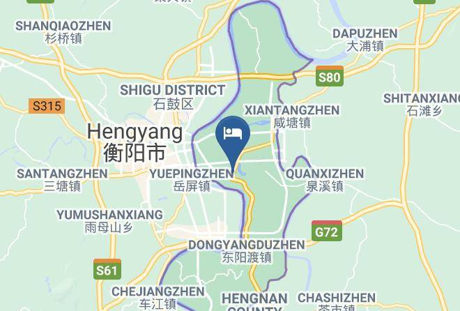 Hengyang - Linghu Hotel Maps