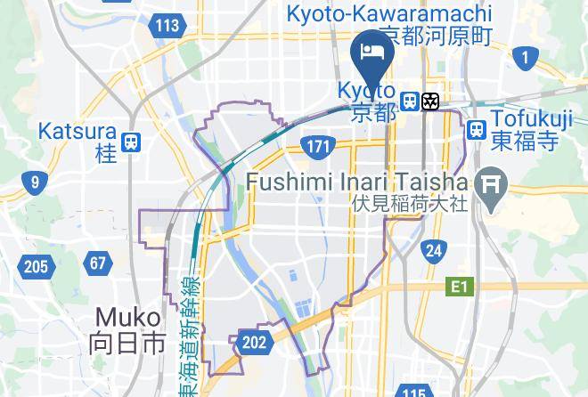 Kyoto City Minami Ward - Lingmei Koji Maps