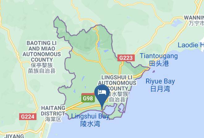 Lingshui Lizu Aut County - Lingshui Nanwan Houdao Tianlang Vacation Hotel Maps