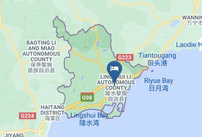 Lingshui Strong Fast Hotel Map